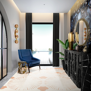 BB_INCA_Armchair_KOI_Side_Table_SYRAD_Wall_Light_COLOSSEUM_II_Console_KAYAN_Mirror_CYRUS_Table_Light